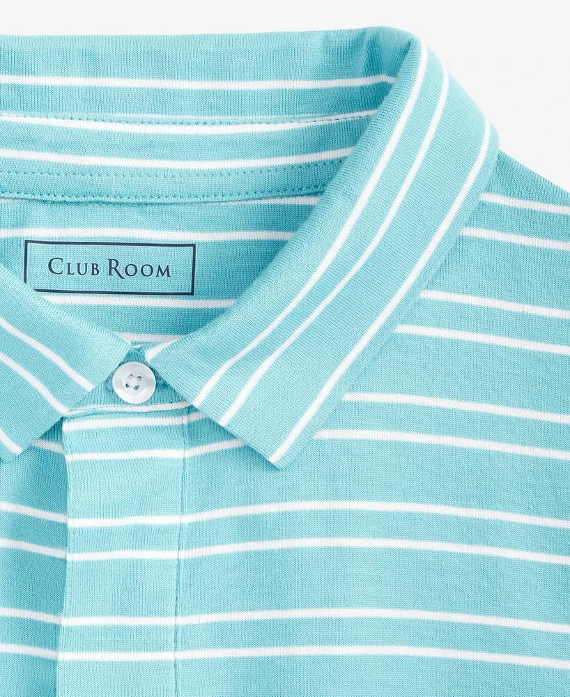 Club Room Men's Carter Regular-Fit Stripe Polo Shirt, Exclusively at Macy's