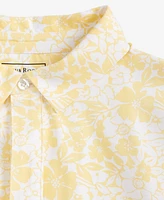 Club Room Men's Hibiscus Pima Polo Shirt, Exclusively at Macy's
