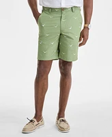 Club Room Men's Seagull Embroidered Shorts, Exclusively at Macy's