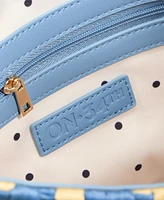 On 34th Small Straw Crossbody Tote, Exclusively at Macy's