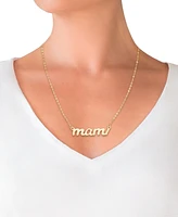 Mami Pendant Necklace in 10k Yellow Gold, 18"