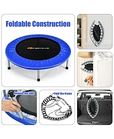 Mini Folding Trampoline Portable Recreational Fitness Rebounder