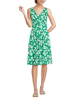 Lands' End Women's Front Fit and Flare Dress