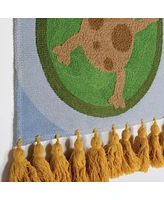 Kaplan Early Learning Frog Woven Tapestry