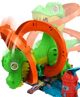 Hot Wheels City T-Rex Blaze Battle Playset