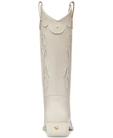 Coach Women's Aria Leather Tall Cowboy Boots