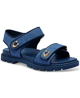 Coach Women's Brynn Double-Band Sporty Lug-Sole Footbed Sandals