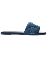 Coach Women's Holly Quilted Patchwork Slide Sandals