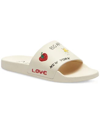 Coach Women's Udele Sketch Print Slide Sandals