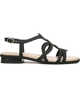 LifeStride Women's Reagan Open Square Toe Strappy Slingback Sandals