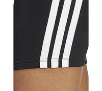 adidas Women's Essentials 3-Stripe High-Rise Bike Shorts