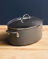 Rachael Ray Professional Hard-Anodized Nonstick 8-Qt. Oval Pasta Pot & Braiser