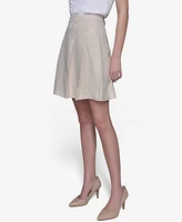 Karl Lagerfeld Paris Women's Lurex Pleated Mini Dress