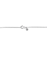 Effy Lab Grown Diamond Pear & Round Fancy 18" Collar Necklace (6-1/2 ct. t.w.) in 14K White Gold