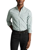 Charles Tyrwhitt Men's Slim Fit Long Sleeve Check Button-Down Shirt