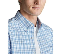 Charles Tyrwhitt Men's Slim Fit Long Sleeve Tattersall Button-Down Shirt