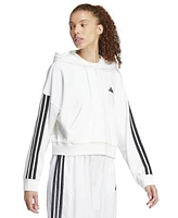 adidas Women's The Essentials Relaxed Hooded Track Jacket