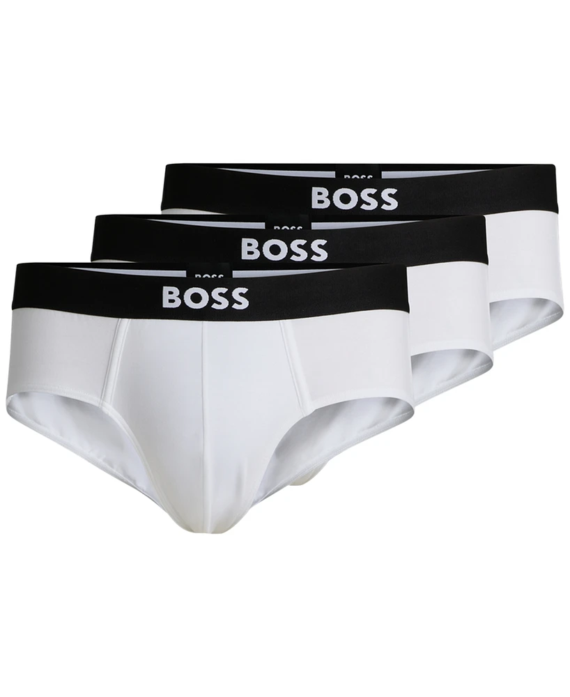 Hugo Boss Men's 3-Pack One Hip Briefs
