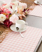 Design Imports Pink Buffalo Check Placemat, Set of 4