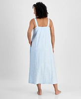 Charter Club Women's Cotton Eyelet Tank Nightgown, Exclusively at Macy's