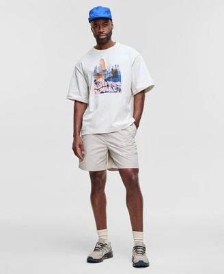 Mode Of One Mens Redefine Ordinary Relaxed Fit Graphic T Shirt Solid Ripstop Shorts Exclusively At Macys