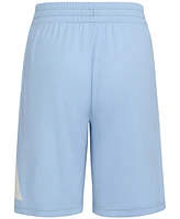 adidas Big Boys Elastic-Waistband Logo Shorts