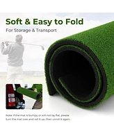 5 x 3 ft Artificial Turf Grass Practice Mat for Indoors and Outdoors
