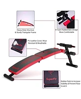 Abdominal Twister Trainer with Adjustable Height Exercise Bench