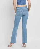Flying Monkey Women's Mid Rise Bootcut Jeans