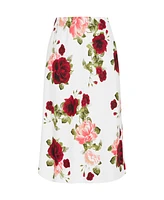 Plus Cherie Print Skirt