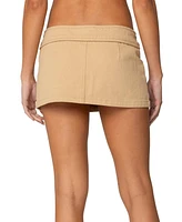 Edikted Womens Mavis Cargo Mini Skort