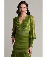 Tadashi Shoji Women's Nyssa Bishop Sleeve Dress