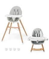 Gouun Boys High Chair with Dishwasher Safe Tray