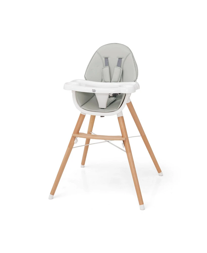 Gouun Boys High Chair with Dishwasher Safe Tray