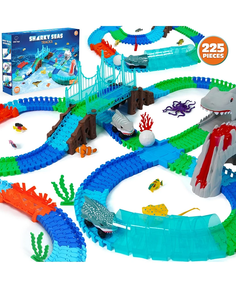 Usa Toyz Shark Car Seas Tracks Playset