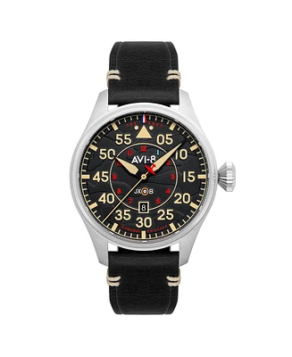 Avi-8 Men's Hawker Hurricane Clowes Automatic Leather Strap Watch