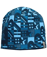 Boco Gear Men's and Women's Blue/Navy Abbott World Marathon Majors Performance Microfleece Reversible Beanie