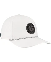 Legacy Athletic Men's White West Virginia Mountaineers Built on Bravery Caddy Adjustable Hat