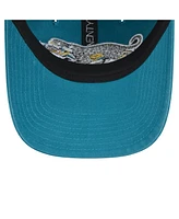 New Era Women's Teal Jacksonville Jaguars Throwback Crawl Standard 9TWENTY Adjustable Hat