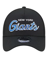 New Era Men's Black New York Giants Smith 9FORTY Adjustable Hat