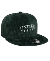 New Era Men's Green Manchester United Bobble Terry 9FIFTY Snapback Hat