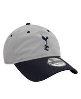 New Era Men's Gray Tottenham Hotspur Contrast Visor 9TWENTY Adjustable Hat