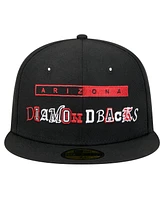 New Era Men's Black Arizona Diamondbacks Ransom 59FIFTY Fitted Hat