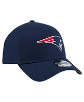 New Era Men's Navy New England Patriots A-Frame 9FORTY Adjustable Hat