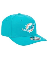 New Era Men's Aqua Miami Dolphins 9SEVENTY Stretch-Snap Hat