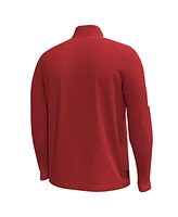 Under Armour Men's Red Wisconsin Badgers Playoff Performance Quarter-Zip Jacket