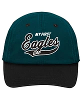 Outerstuff Baby Boys and Girls Green/Black Philadelphia Eagles My First Tail Sweep Slouch Flex Hat