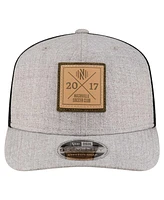 New Era Men's Heather Gray Nashville Sc 9SEVENTY Coolera Stretch-Snap Adjustable Hat