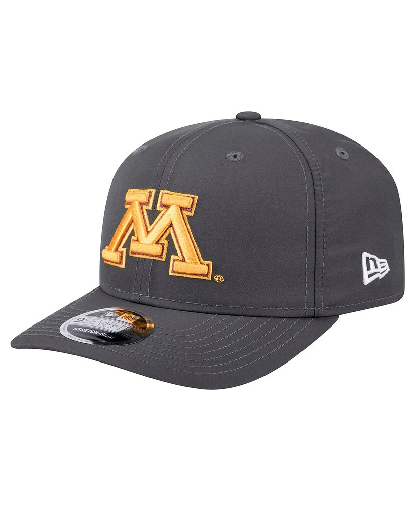 New Era Men's Charcoal Minnesota Golden Gophers 9SEVENTY Stretch-Snap Hat