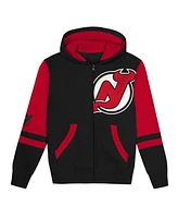 Outerstuff Preschool Black New Jersey Devils Face Off Full-Zip Hoodie
